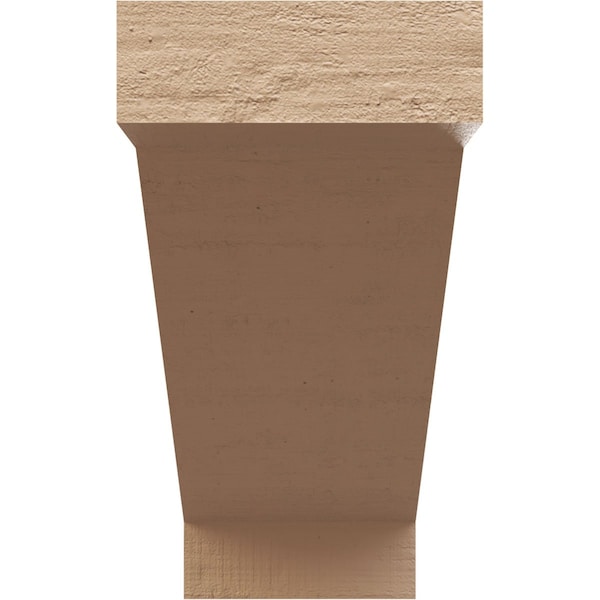 5in. W X 15in. D X 10in. H Series 3 Burlington Rough Cedar Woodgrain TimberThane Corbel, Primed Tan